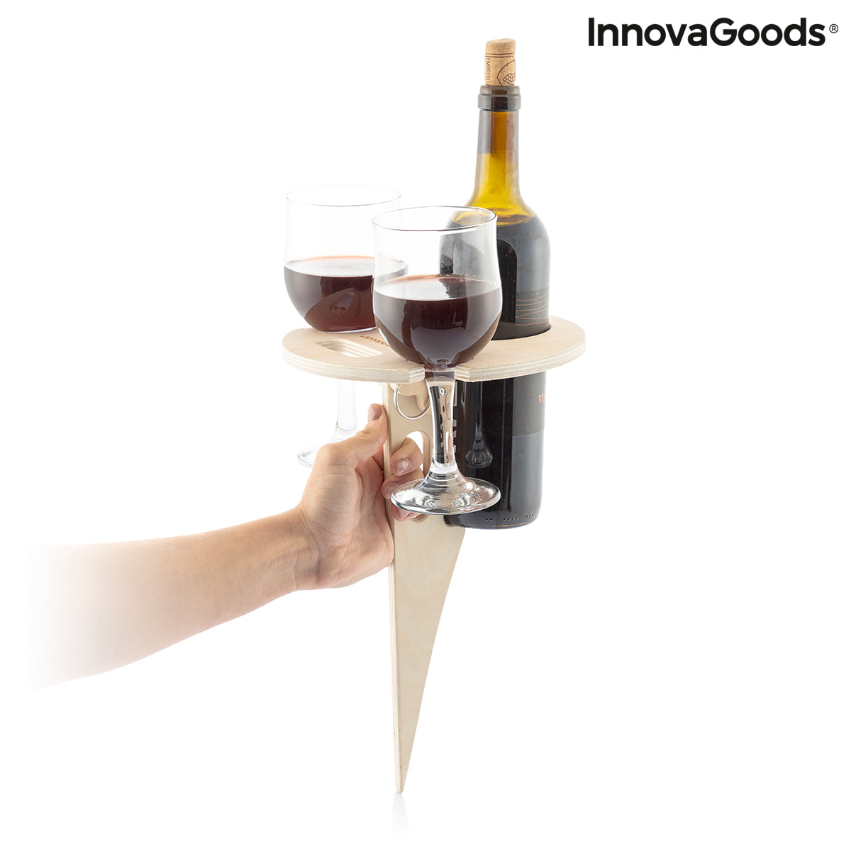 Folding and Portable Wine Table for Outdoors Winnek InnovaGoods
