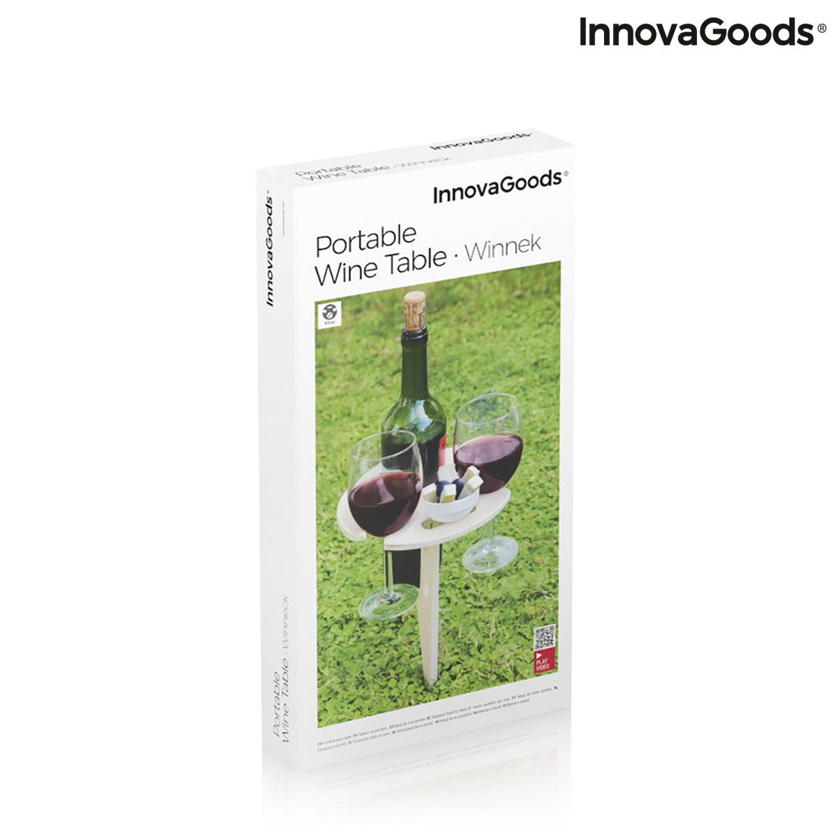 Folding and Portable Wine Table for Outdoors Winnek InnovaGoods