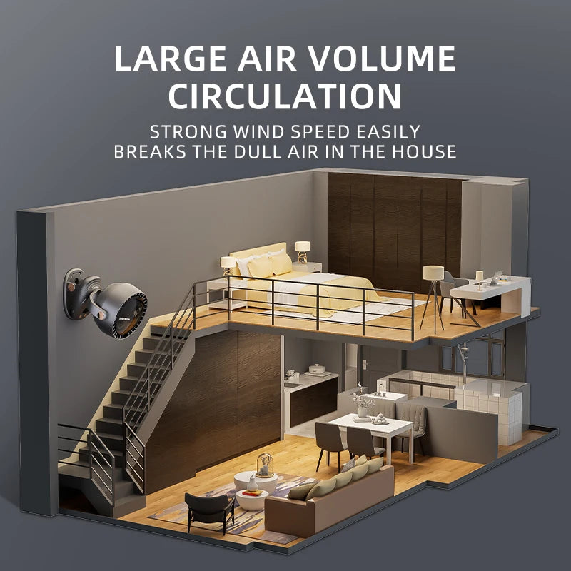 Wireless Air Conditioner Desktop Fan [6 Modes]